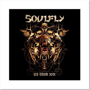 Soulfly 2021 Tour Date Posters and Art